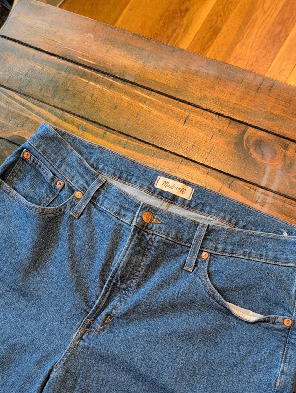 Madewell The Perfect Vintage Wide Leg Jeans Petite - Picture 5 of 9